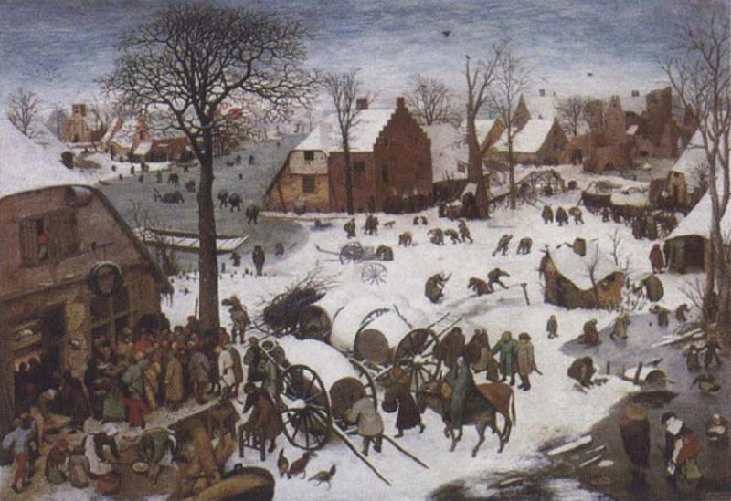 BRUEGHEL, Pieter the Younger The Numbering at Bethlehem oil painting picture